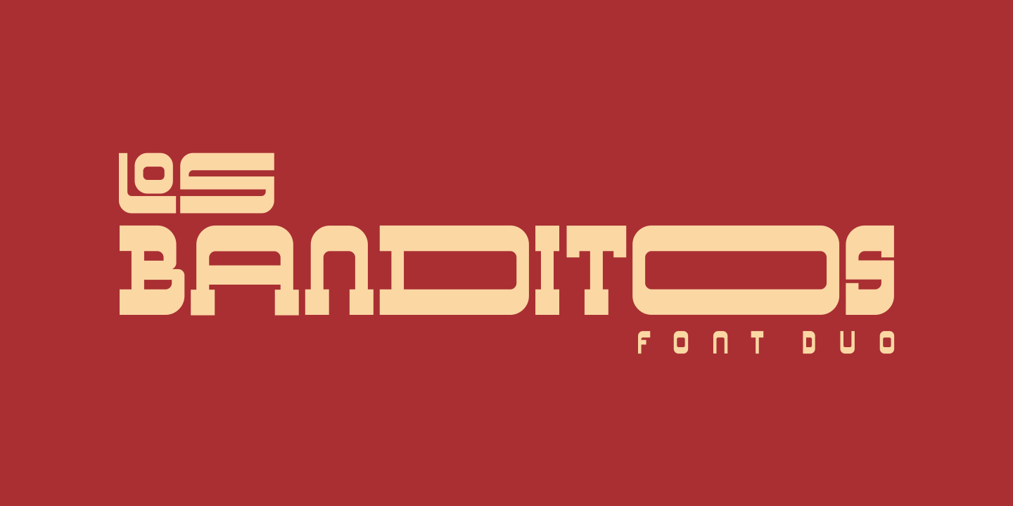 Los Banditos Font preview